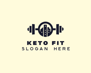 Urban City Fitness Gym logo design