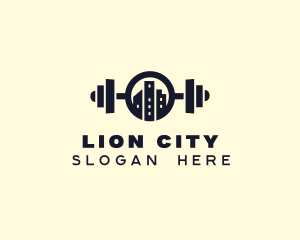 Urban City Fitness Gym logo design