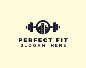 Urban City Fitness Gym logo design