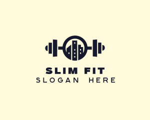 Urban City Fitness Gym logo design