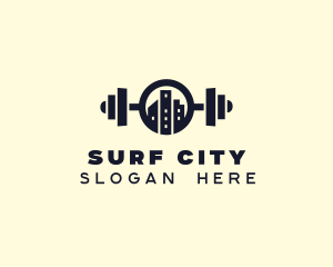 Urban City Fitness Gym logo design