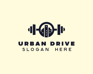 Urban City Fitness Gym logo design