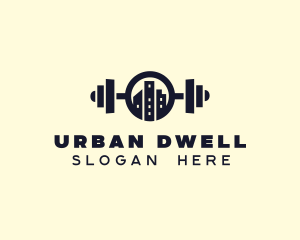 Urban City Fitness Gym logo design