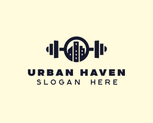 Urban City Fitness Gym logo design