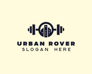 Urban City Fitness Gym logo design