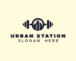 Urban City Fitness Gym logo design