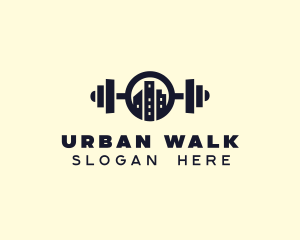 Urban City Fitness Gym logo design