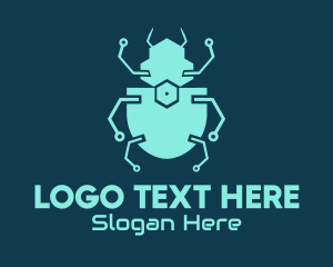 Electric Tech Beetle  Logo