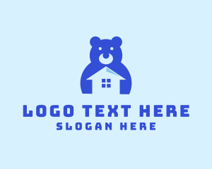 Torn - Bear Toy House logo design