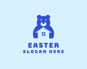 Teddy - Bear Toy House logo design