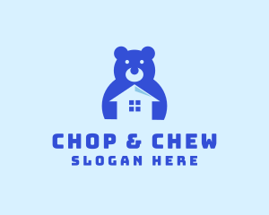 Torn - Bear Toy House logo design