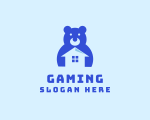 Preschool - Bear Toy House logo design