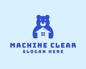 Toy Store - Bear Toy House logo design