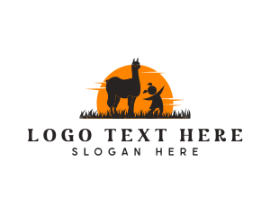 Zoo - Alpaca Safari Zoo logo design