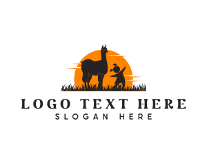 Alpaca Safari Zoo Logo