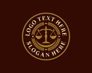 Law - Legal Justice Scale logo design