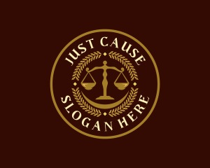 Justice - Legal Justice Scale logo design