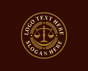 Legal Justice Scale Logo