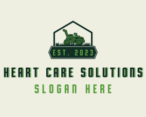 Lawn Mower Garden Maintenance logo design