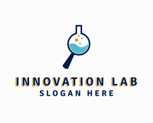 Flask Research Laboratory  logo design