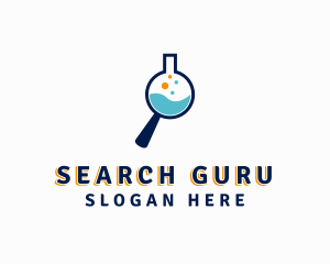 Flask Research Laboratory  logo design