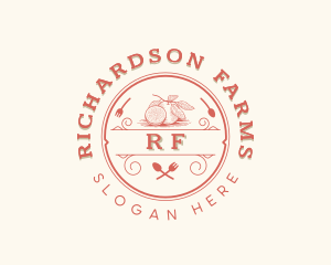 Organic Orange Farm logo design