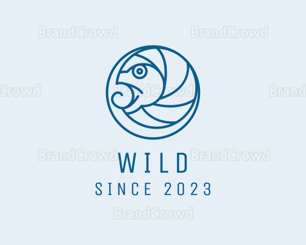 Ocean Fish Aquarium Logo