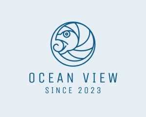 Ocean Fish Aquarium logo design