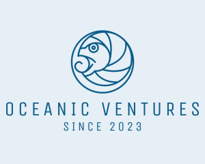 Ocean Fish Aquarium logo design