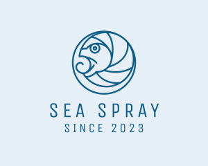 Ocean Fish Aquarium logo design