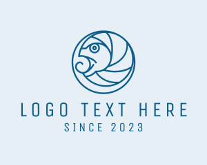 Round - Ocean Fish Aquarium logo design
