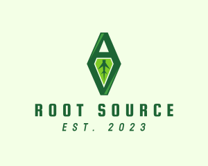 Root - Natural Leaf Farming logo design