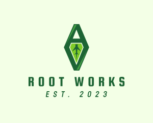 Root - Natural Leaf Farming logo design