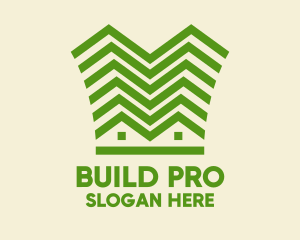 Green Building Construction  logo design