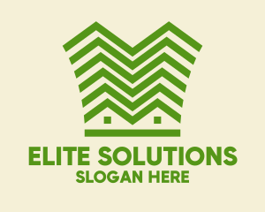 Broker - Green Building Construction logo design