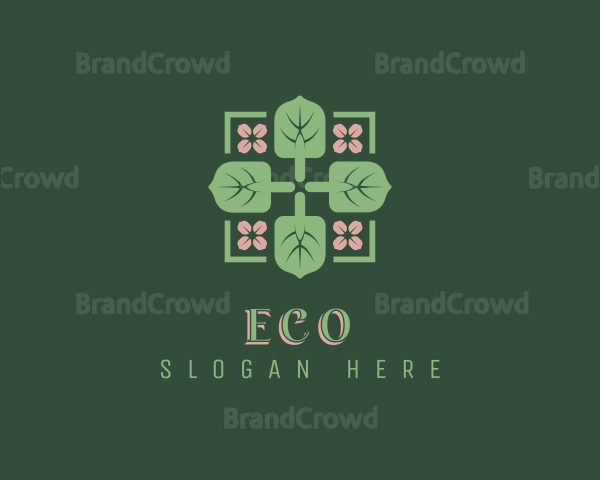 Shovel Leaf Pattern Logo