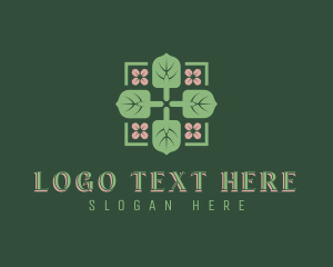 Permaculturist - Shovel Leaf Pattern logo design