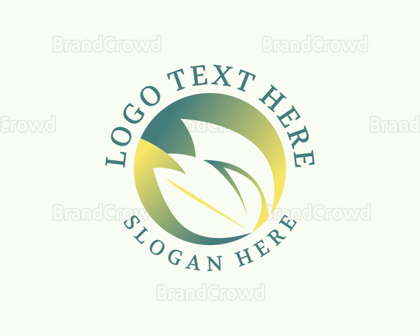 Vegan Leaf Sustainability Logo
