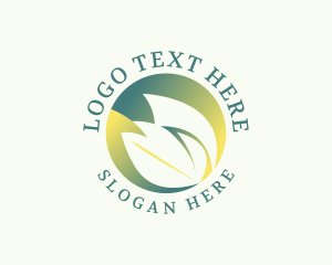 Eco Frendly - Vegan Leaf Sustainability logo design