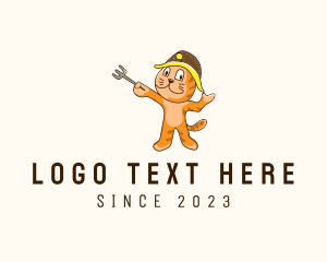 Diner - Cat Diner Pirate logo design