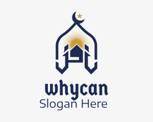 Star - Muslim Church Landmark logo design