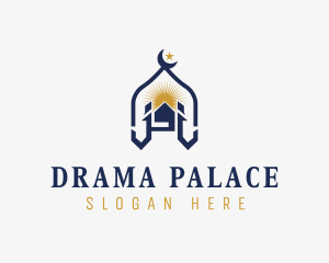 Muslim Church Landmark logo design