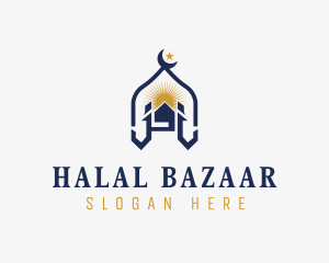 Muslim Church Landmark logo design