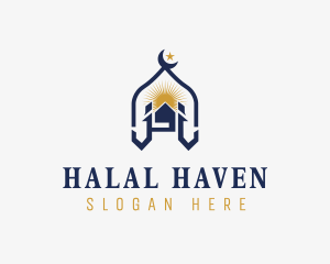 Muslim Church Landmark logo design