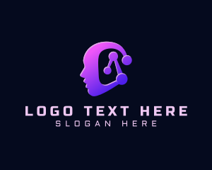 Coding - Artificial Intelligence Program logo design