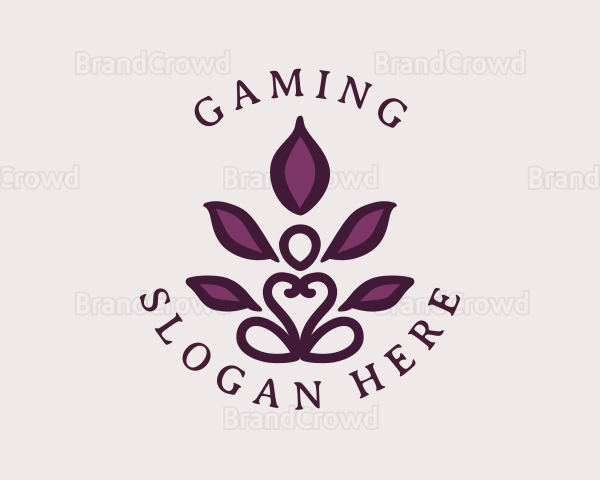 Floral Lotus Wellness Logo