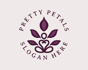 Floral Lotus Wellness logo design