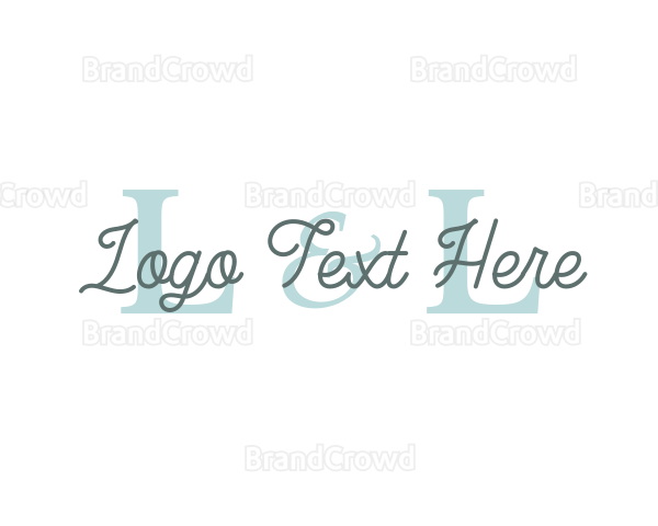 Elegant Wedding  Event Logo