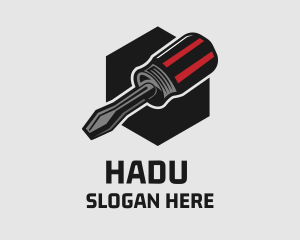 Hexagon Flat Screwdriver Logo