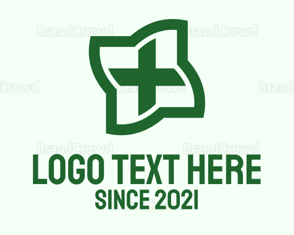 Green Medical Cross Logo